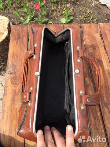 Портфель кожаный ретро