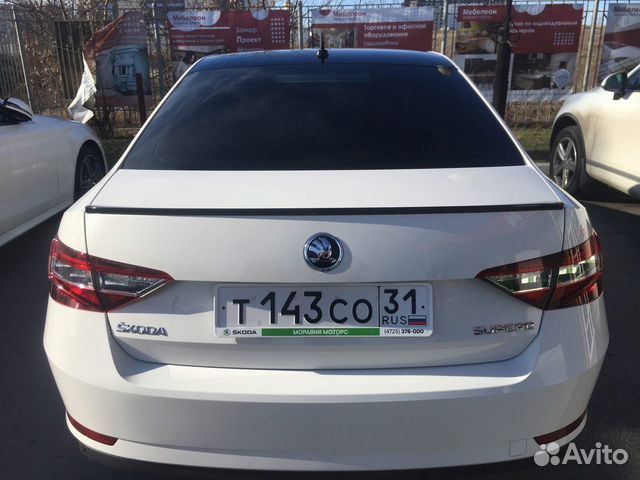 Спойлеры Skoda Superb MK3 (2015+) багажн и стекл Спойлеры Skoda Superb MK3 (2015+) багажн и стекл