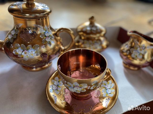 Сервиз чайный Богемия (Богемское стекло)