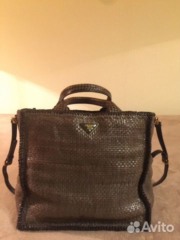 Сумка Prada оригинал (коллекция Madras)