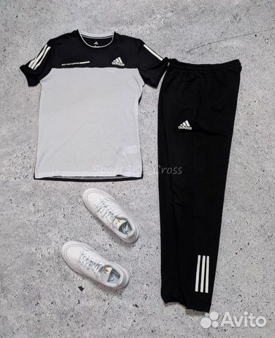 Спортивный костюм adidas футболка + штаны