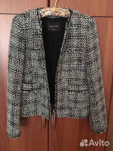 Твидовый жакетMassimo Dutti