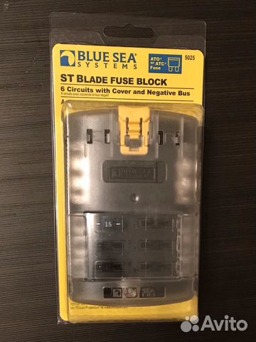 Панель предохранителей Blue Sea ST Blade 5025 Панель предохранителей Blue Sea ST Blade 5025
