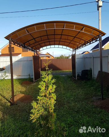 Навес к дому