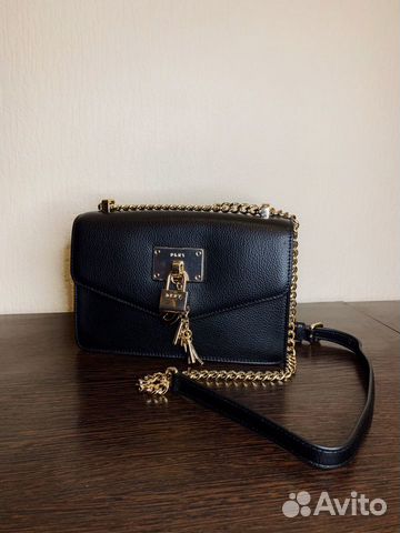 Новая сумка кожаная чёрная dkny оригинал Новая сумка кожаная чёрная dkny оригинал