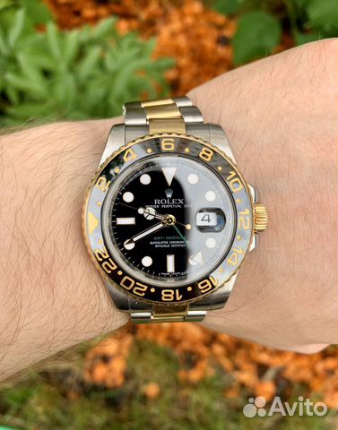 Часы Rolex GMT master 2, сталь -розовое золото,ори