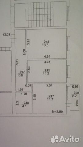 2-к квартира, 51 м², 4/5 эт.