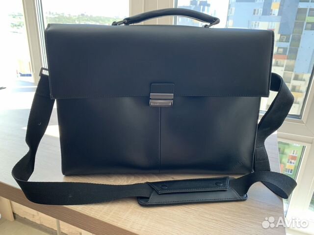 Кожаная сумка портфель для ноутбука Lenovo