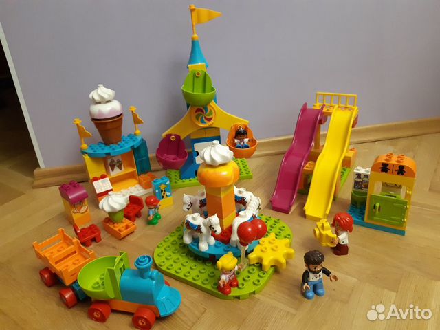 Lego duplo 10840 большой парк аттракционов