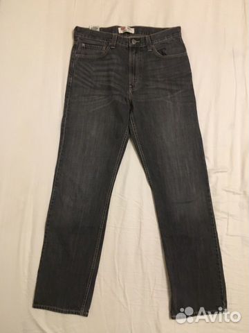 Джинсы Levi’s 505 straight fit чёрного цвета, 34*3