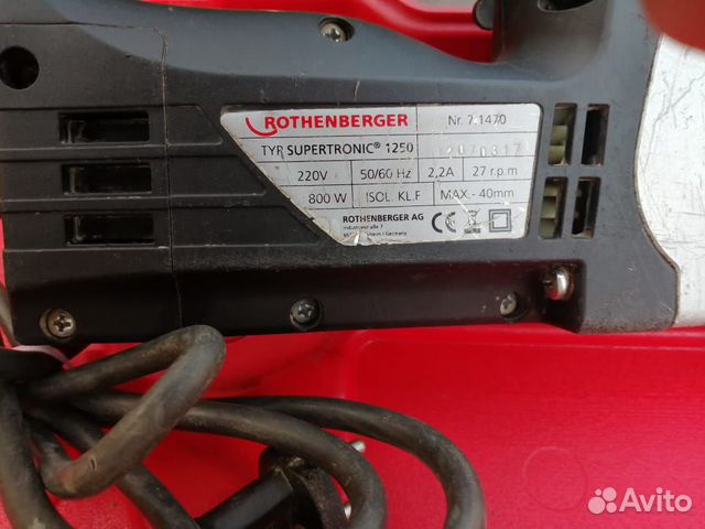 Клупп электрический rothenberger Клупп электрический rothenberger