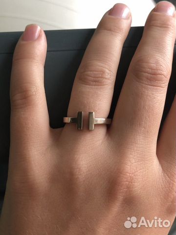 Золотое кольцо Tiffany оригинал