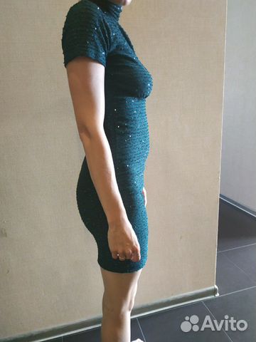 Платье вечернее, с блестками