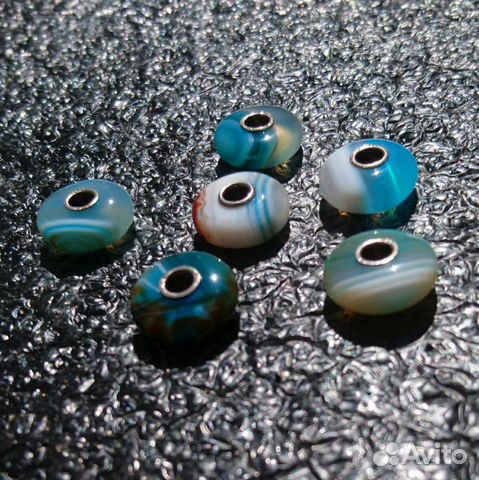 Trollbeads шарм из камня Агат Trollbeads шарм из камня Агат