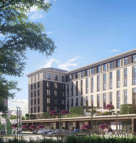 Своб. планировка, 37.4 м², 3/7 эт.