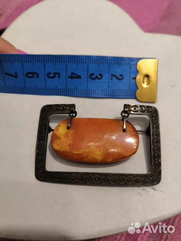 Брошь с янтарем винтаж Брошь с янтарем винтаж