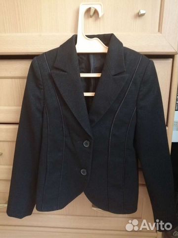 Пиджак школьный для девочки, рост 128-136 см