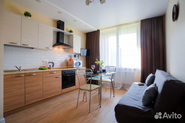 

1-к. квартира, 41 м², 2 кровати
