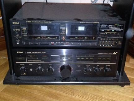 Усилитель и магнитофон двойка teac