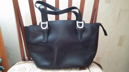 Сумка кожаная, черная Dissona (Italy)