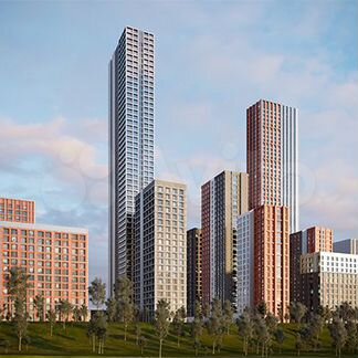 2-к квартира, 57.6 м², 13/19 эт.