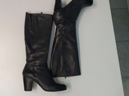 Сапоги кожаные, демисезонные. TJ Collection