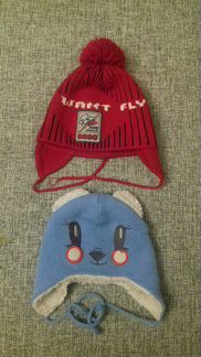 Шапочки зима на 2-3года