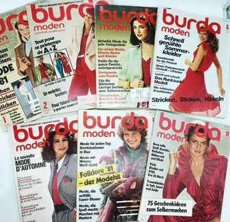 Журналы Burda moden 1980-1987