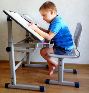 Растущая парта школьника Престиж Classic+LED Лампа