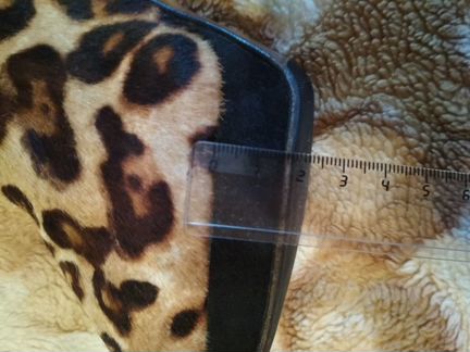 Босоножки Stuart Weitzman leopard print calf-hair