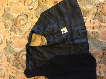 Темно-синий Жилет рост 164