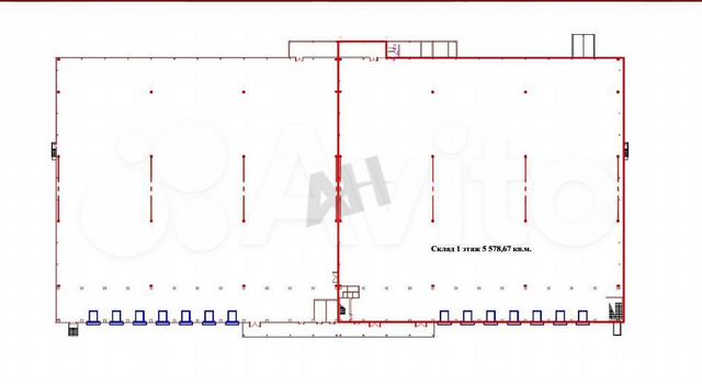 Аренда пл. 6663 м2 под склад, теплый склад, офис