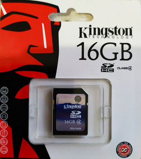 Карта памяти sdhc Kingston 16 Gb Новая