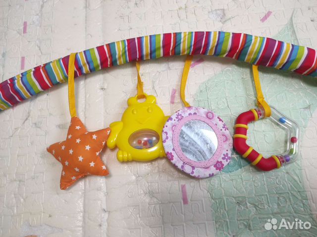 Подвеска на кроватку/коляску Жирафики