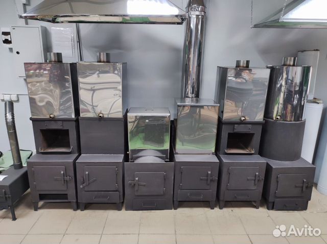 Печи для бани с баком