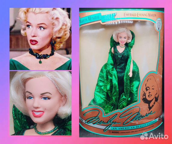 1993 год. Мэрилин Монро, портретная кукла