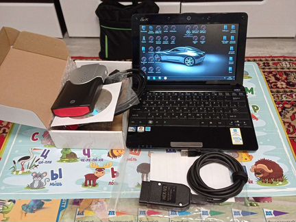 Сканер Делфи + нетбук +Вася диагност