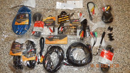 Кабели для Аудио-Видео техники, Тюльпан, RCA, 3.5