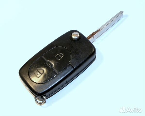 Ключ Ауди, Audi, 2 кнопки, выкидной оригинал, Б. У