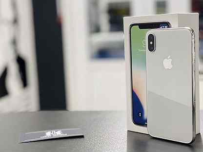 iPhone X 64gb Silver RFB Магазин,как Новый,Рассроч