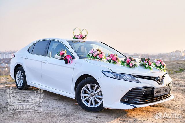 Прокат свадебных украшений на машину