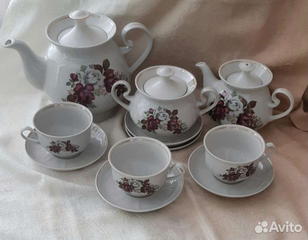 Чайный сервиз Тернопольский фарфоровый завод СССР