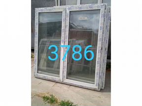 Окно бу пластиковое, 1780(в) х 1750(ш) № 3786