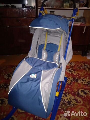 Детские санки коляска новые