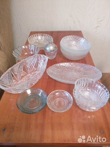 Посуда СССР - хрусталь, стекло