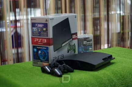 Прошитая PS3 Slim 320Gb. Гарантия