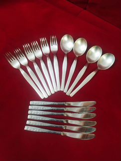 Мельхиоровые вилки, ложки, ножи из нержавейки