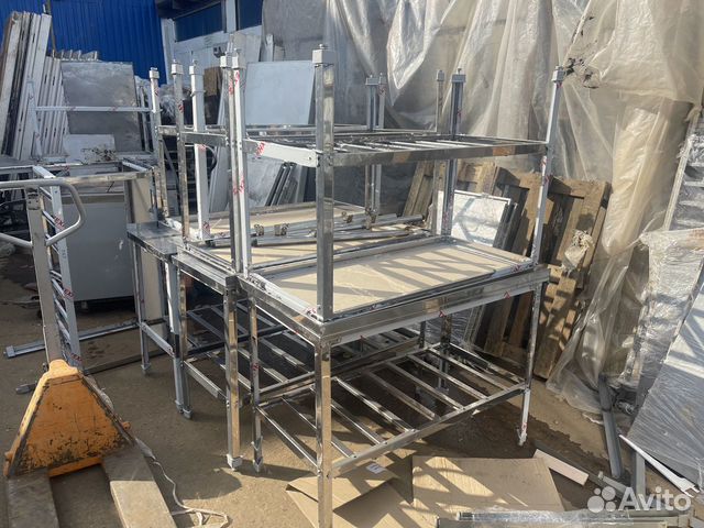 Стол производственный с Бортом 120/60/85