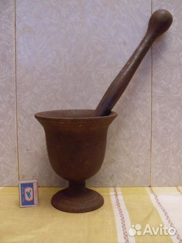 Ступа с пестиком старинные возраст более 100 лет