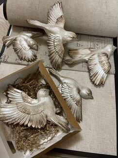 Гипсовая птица. Декор для дома